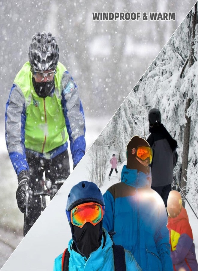 AZORINA Balaclava Face Masks Ski Mask: 6 Pack Full Face Cover Motorcycle Outdoor Protector Scarf Pooh Shiesty Mask for Men Women Black - Image 3